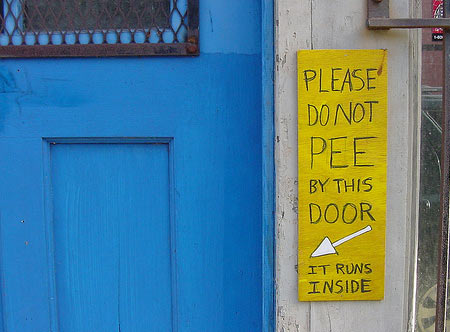 Click here to see three pages of Signs from Around the World and a few 